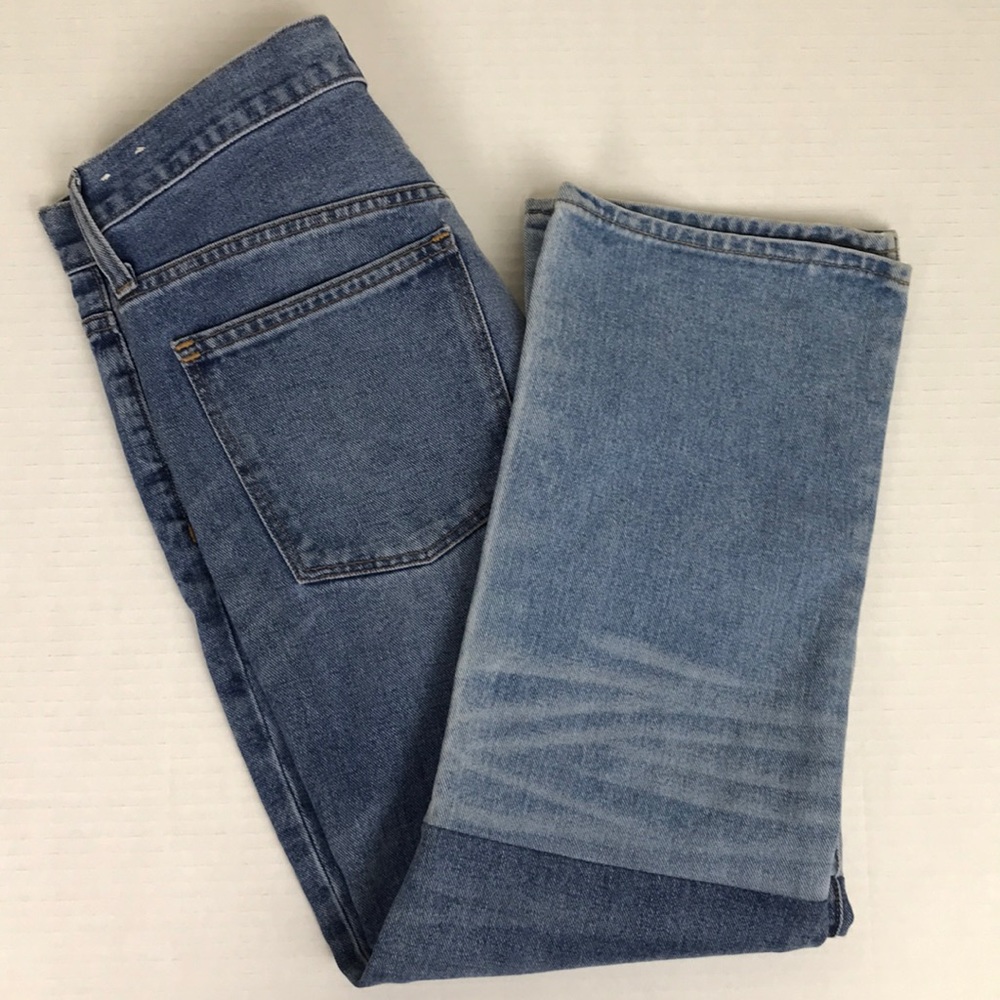 Madewell Retro Crop Bootcut Jeans Two Tone Edition - Picture 8 of 8